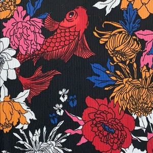 Zara Trafaluc koi bodycon midi dress